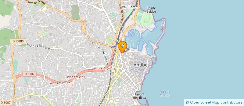 localisation de l'entreprise SCDF SAM CARRELAGE à ANTIBES