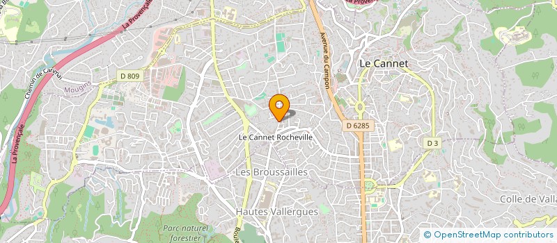localisation de l'entreprise SCDF SANCHEZ ET FINARDI à LE CANNET