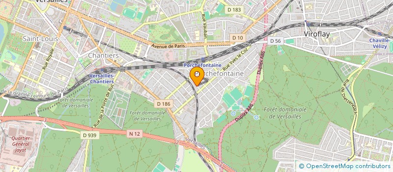 localisation de l'entreprise SCDF SANCHEZ T ET PALVIN B à VERSAILLES