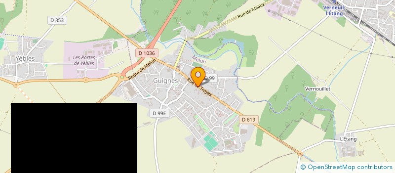 localisation de l'entreprise SCDF SARNEL JACQUES ET CLAUDE  GUIGNES