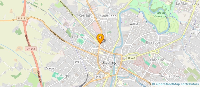 localisation de l'entreprise SCDF SAVY VIVIANE ELISABETH JOEL  CASTRES