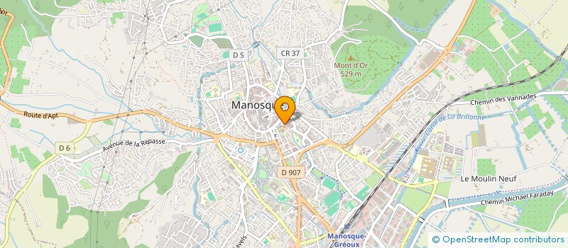 localisation de l'entreprise SCDF SCUITTI ET MORALES à MANOSQUE