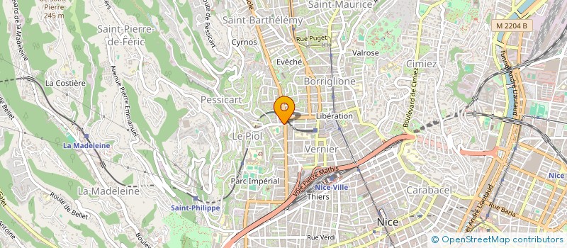 localisation de l'entreprise SCDF SEBAH AMAOUA à NICE