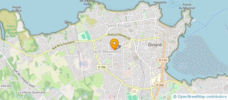 localisation de l'entreprise SCDF SEBILLE HILLIARD  DINARD