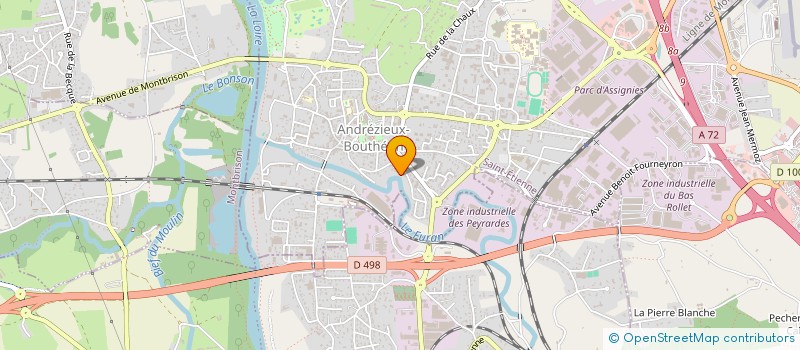 localisation de l'entreprise SCDF SECEN OMER ET SECEN RAFET  ANDREZIEUX-BOUTHEON