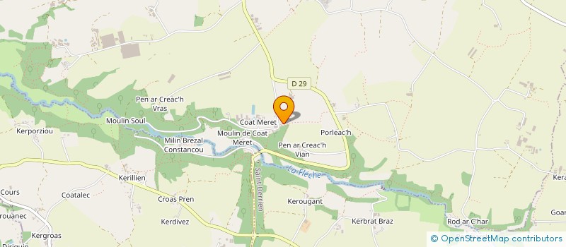 localisation de l'entreprise SCDF SIOHAN JEAN & JEAN JACQUES  LANHOUARNEAU