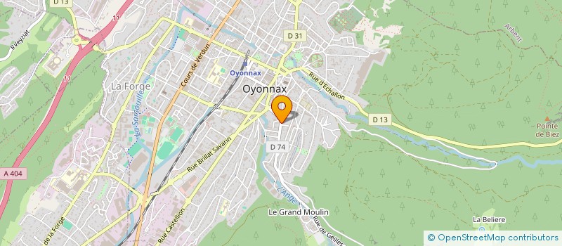 localisation de l'entreprise SCDF SOLTANI HABIB ET OUERTANI MONGI à OYONNAX