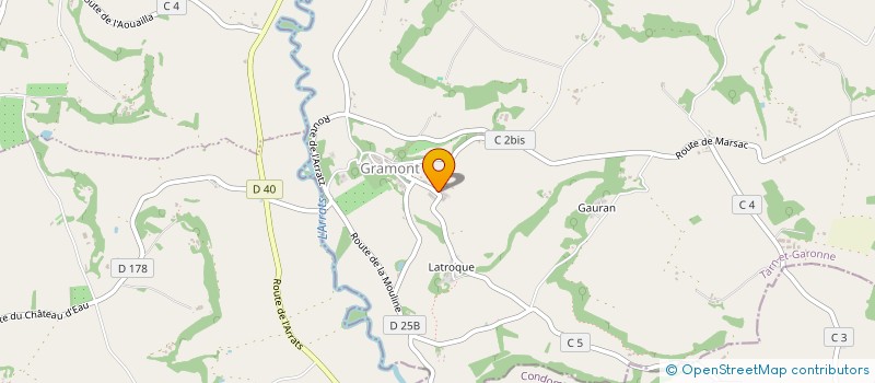 localisation de l'entreprise SCDF SUDRE ANDRE ET LUCIENNE  GRAMONT