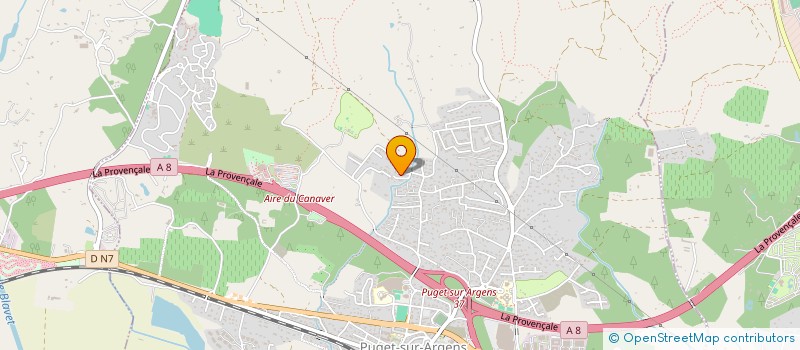localisation de l'entreprise SCDF TARDIEU TISSIER  PUGET-SUR-ARGENS