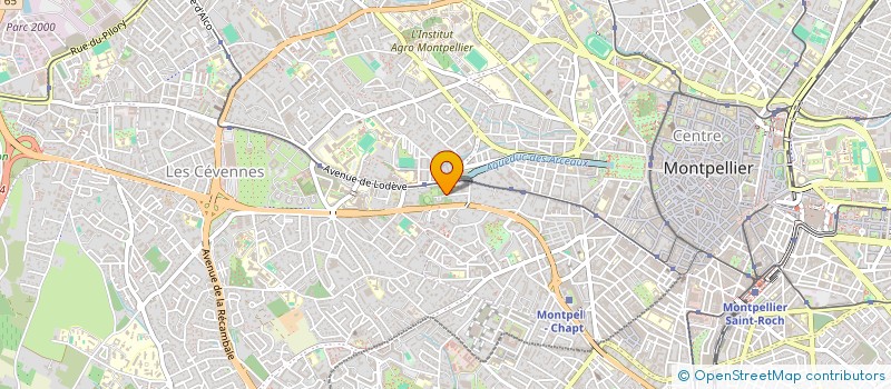 localisation de l'entreprise SCDF THOMAS JEAN ET ALINE à MONTPELLIER