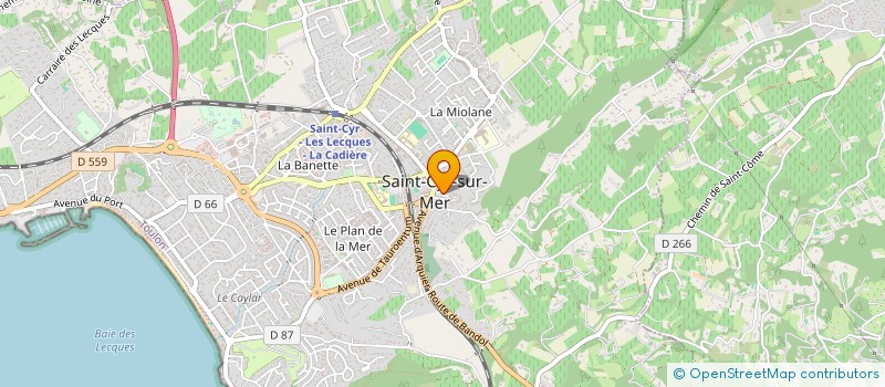 localisation de l'entreprise SCDF THOMAS-PERRIN à SAINT-CYR-SUR-MER