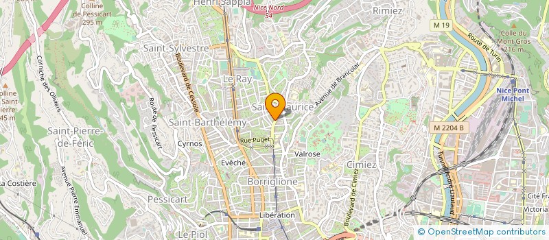 localisation de l'entreprise SCDF TIBACY PAQUIER à NICE