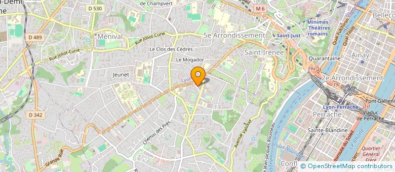 localisation de l'entreprise SCDF TORIKIAN ET VANCELLS à SAINTE FOY LES LYON