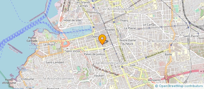 localisation de l'entreprise SCDF TOUCAS AGU à MARSEILLE
