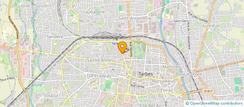 localisation de l'entreprise SCDF TOULOUSE  TARBES