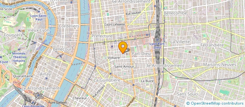 localisation de l'entreprise SCDF TRANSIT DEMENAGEMENTS à LYON