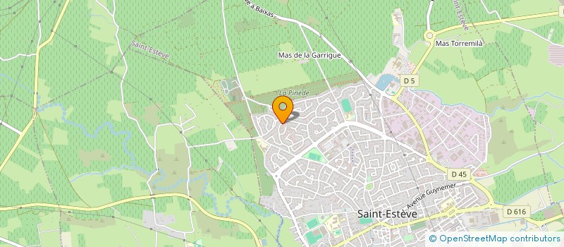 localisation de l'entreprise SCDF TRICAS GIOVANELLI  SAINT-ESTEVE