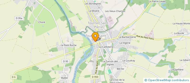 localisation de l'entreprise SCDF TRICOCHE FRERES à TOURNON-SAINT-MARTIN