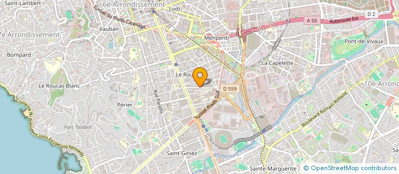 localisation de l'entreprise SCDF TURCAT ET LAVAL à MARSEILLE
