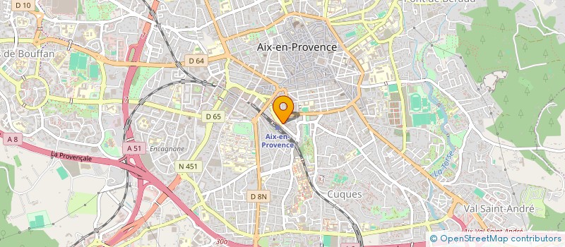 localisation de l'entreprise SCDF VAIRANI FRANCOIS ET BRUNO  AIX-EN-PROVENCE