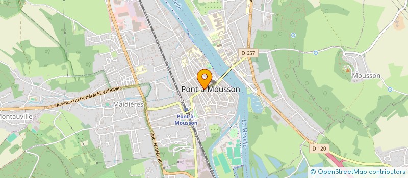 localisation de l'entreprise SCDF VANDENBERG NEYRET à PONT-A-MOUSSON
