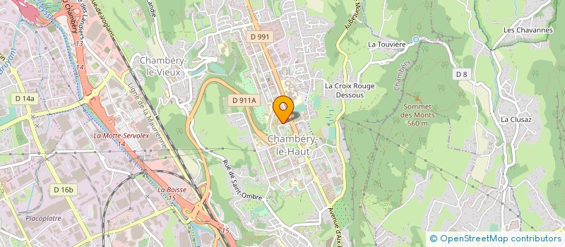 localisation de l'entreprise SCDF VERCHERAT GACHE FEASSON CORNIER à CHAMBERY