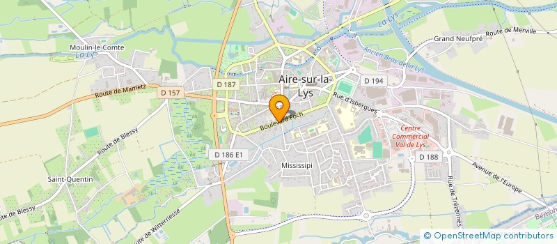 localisation de l'entreprise SCDF VERRIELE DEMEURE CANDAELE à AIRE-SUR-LA-LYS