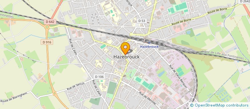 localisation de l'entreprise SCDF WESTELINCK ET VERMEULEN à HAZEBROUCK