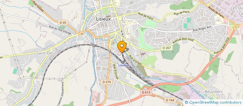 localisation de l'entreprise SCDF YACINE ASMANE ET BARA RACHID à LISIEUX