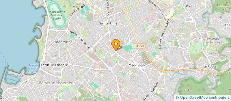 localisation de l'entreprise SCDF ZUTTA F ET BLONEVILLE M à MARSEILLE