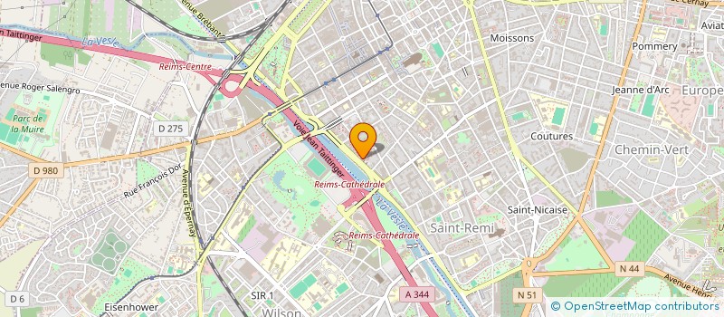 localisation de l'entreprise SCDI-STE EDI COM PRESSE RADIO INTERNET à REIMS
