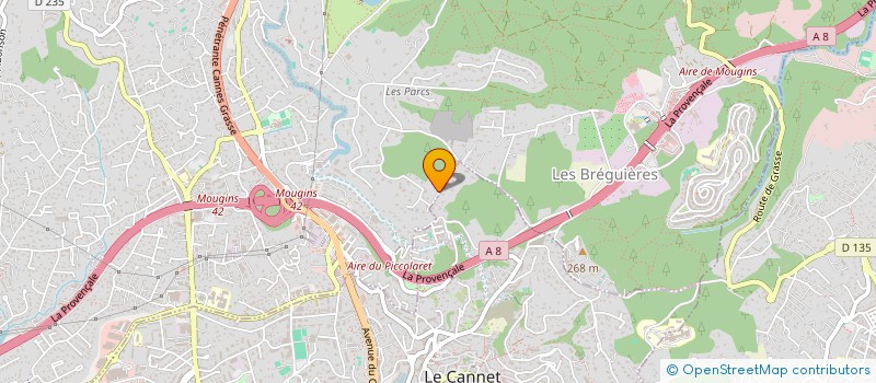 localisation de l'entreprise SCDP ASHOKA à MOUGINS
