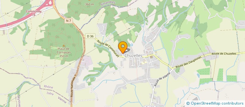 localisation de l'entreprise SCDPM  CHUZELLES