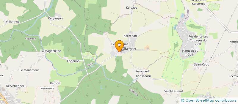 localisation de l'entreprise SCDS  ERDEVEN