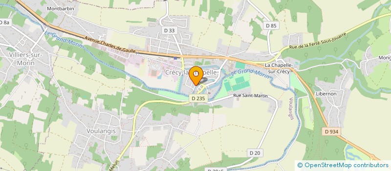 localisation de l'entreprise SCDU QUAI DES TANNERIES  CRECY-LA-CHAPELLE