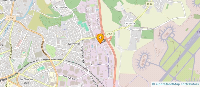 localisation de l'entreprise SCE à EVREUX