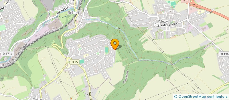 localisation de l'entreprise SCE  REHON