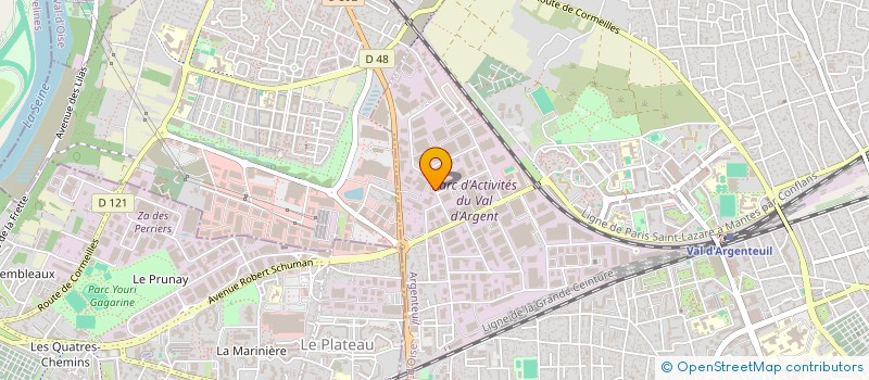 localisation de l'entreprise SCE AFFUTAGE REALISATION OUTILLAG MODERN à ARGENTEUIL