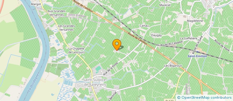 localisation de l'entreprise SCE ALBERT PEUCH  SAINT-SULPICE-DE-FALEYRENS