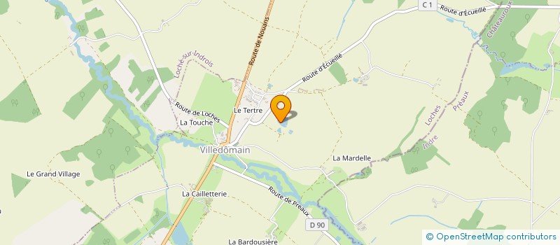 localisation de l'entreprise SCE AVICOLE DE VILLEDOMAIN à VILLEDOMAIN