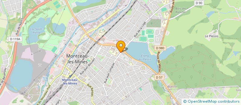localisation de l'entreprise SCE BATIMENT à MONTCEAU-LES-MINES