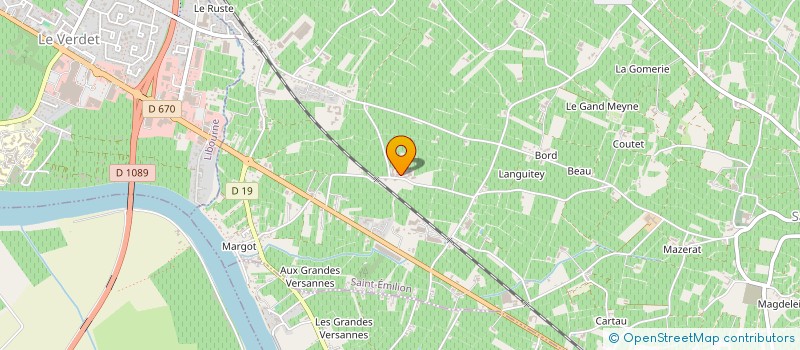localisation de l'entreprise SCE BOUQUEY RIVALLON à SAINT-EMILION