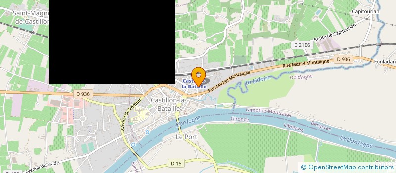 localisation de l'entreprise SCE BUGNET FRERES  CASTILLON-LA-BATAILLE