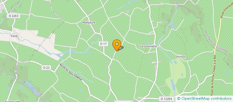 localisation de l'entreprise SCE CHATEAU DE BARBE BLANCHE à LUSSAC