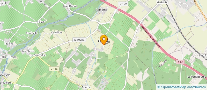 localisation de l'entreprise SCE CHATEAU HAUT BERGERON  PREIGNAC