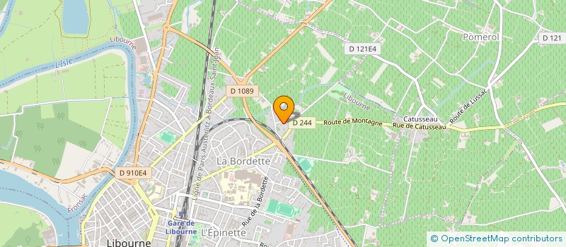 localisation de l'entreprise SCE CHATEAU LA POINTE à LIBOURNE