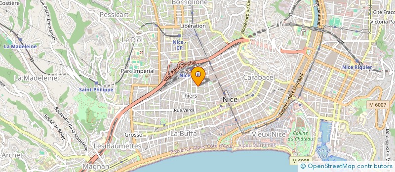 localisation de l'entreprise SCE COOR TECH INDUS EQUIP COLLEC HOTEL à NICE
