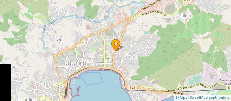 localisation de l'entreprise SCE DE L'ABATTOIR PORCIN DE BASTELICA à AJACCIO