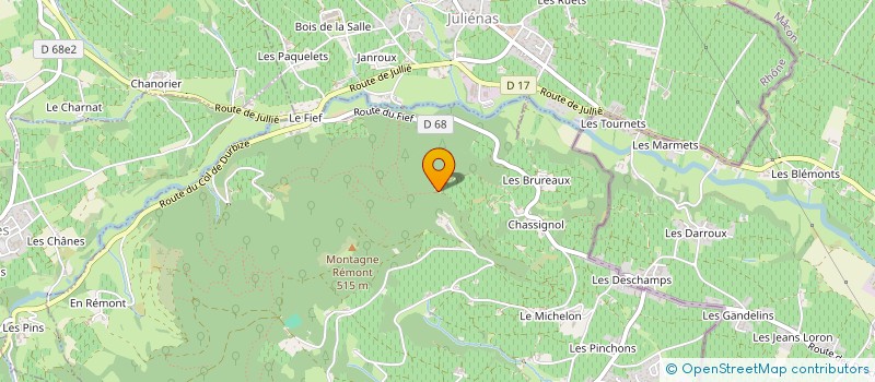 localisation de l'entreprise SCE DE LA GENERALE  CHENAS