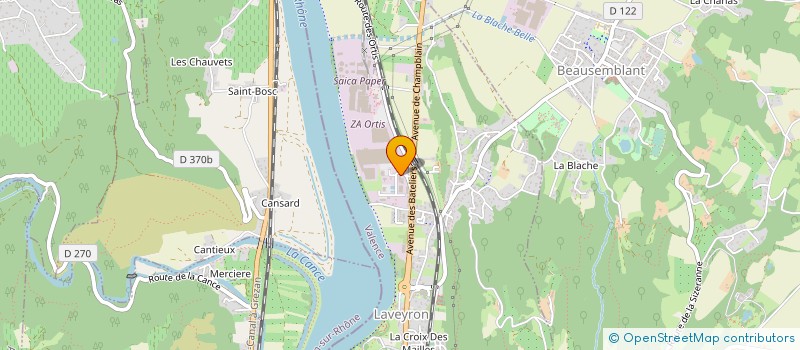 localisation de l'entreprise SCE DE PROTECTION DE L'HABITAT FRANCAIS à LAVEYRON